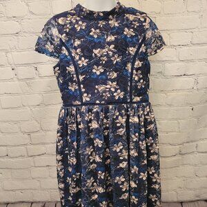 Us Angels Girls' Printed Lace Dress